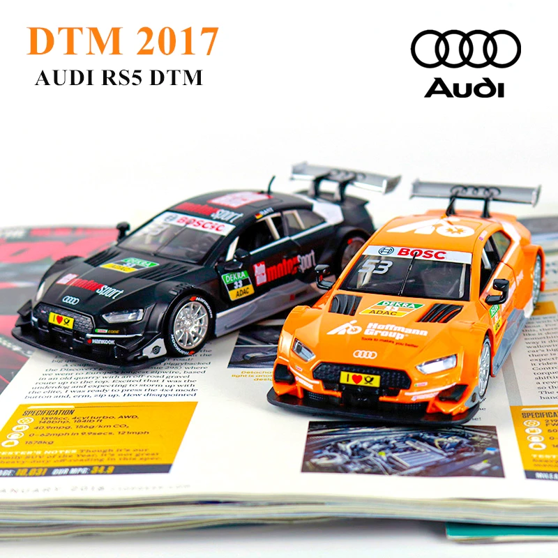 Car Diecasting Static Model Light Audi Rs5 Model Car Children's