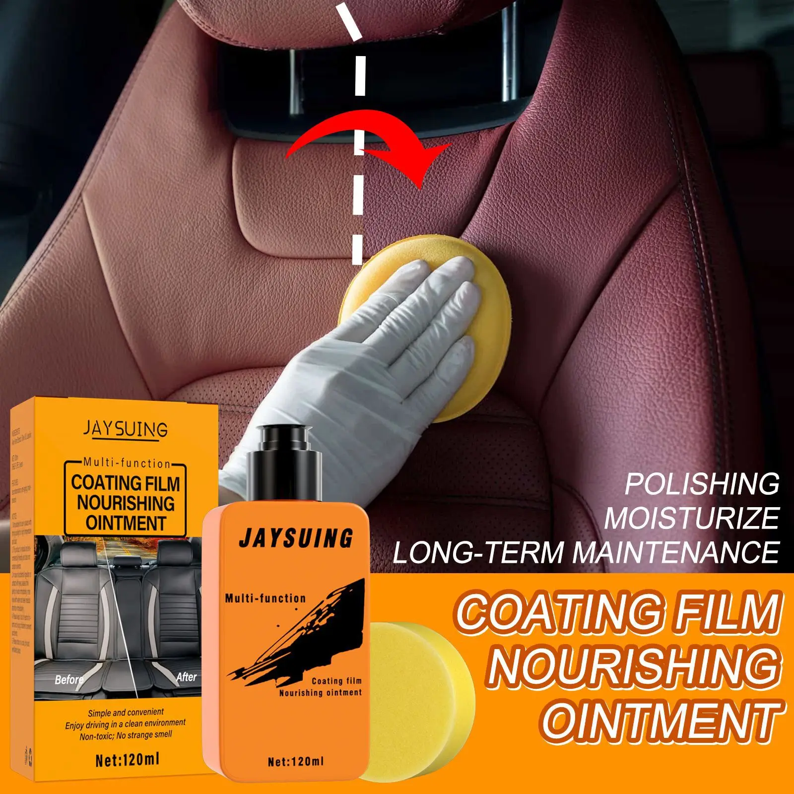 Car Leather Cleaner 500ml Car Cleaning Kit Interior Leather Conditioner  Supplies Refurbishment Agent Effective For Carpet - AliExpress