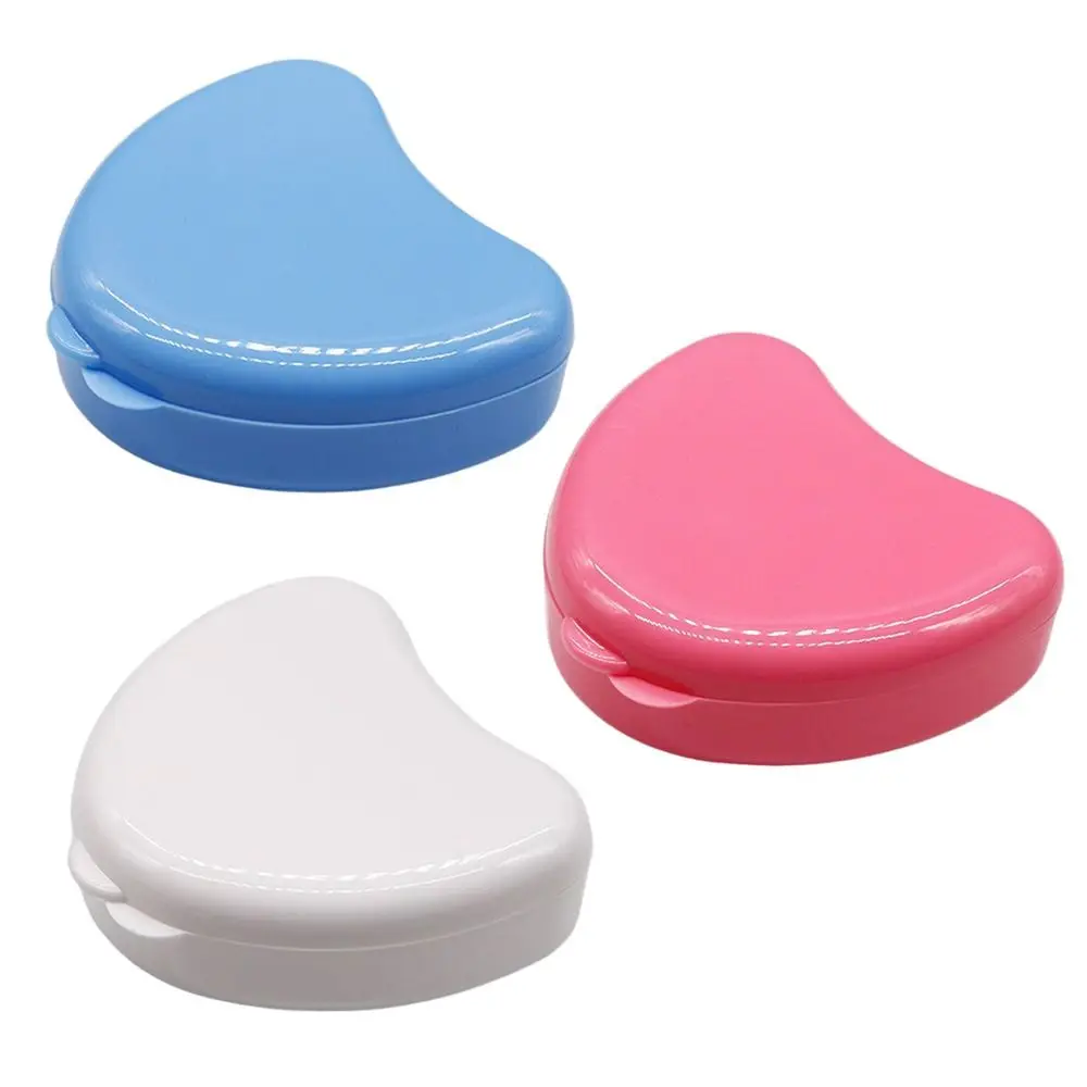 

Portable Retainer Case Teeth Container Plastic Multiple Colors Braces Orthodontic Case Denture Case Old People