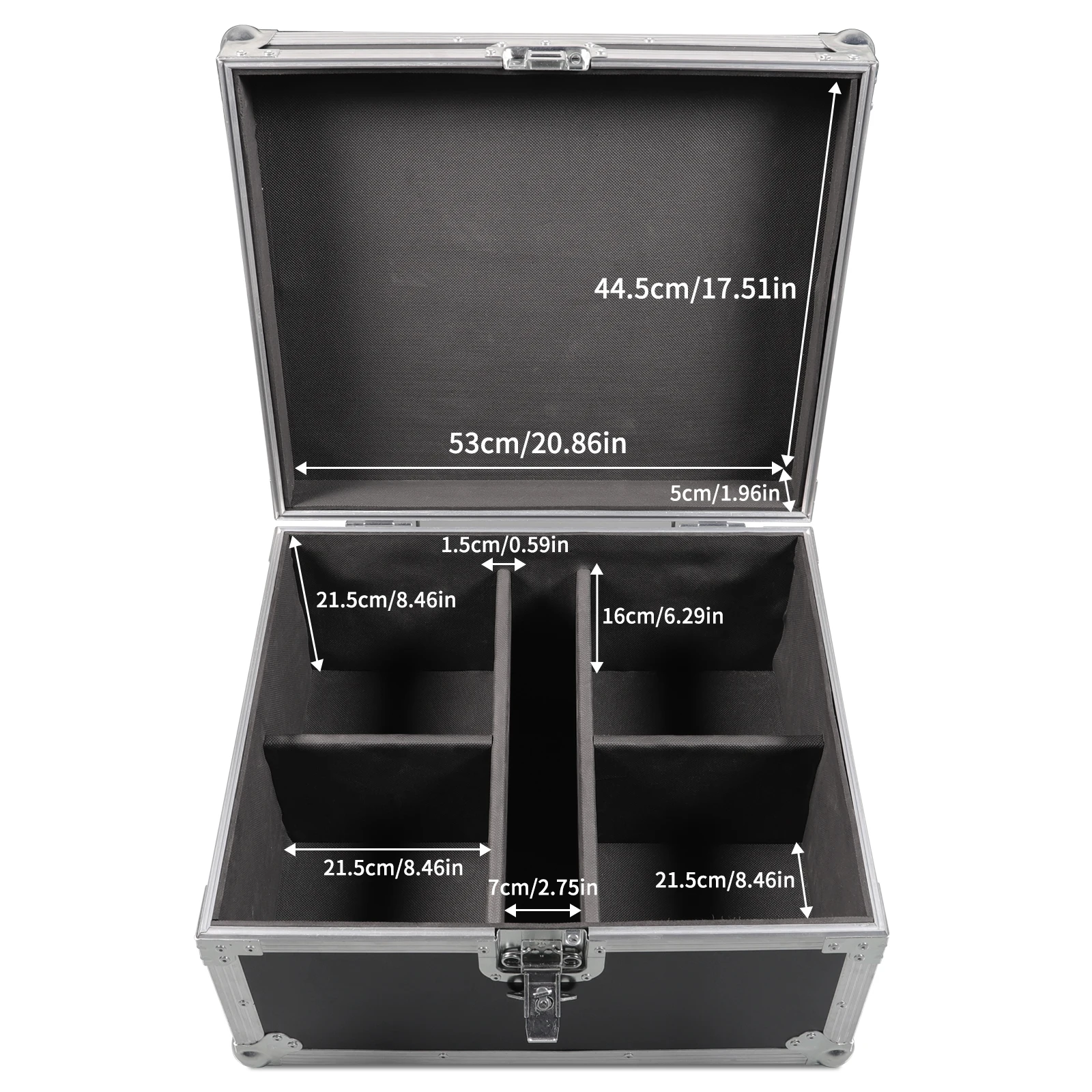 Fieryzeal Flight Case Gator Cases for (4) Cold Flame Electronic Spark Machine G-Tour Style Case With Wheels Big Size Fly Case 6