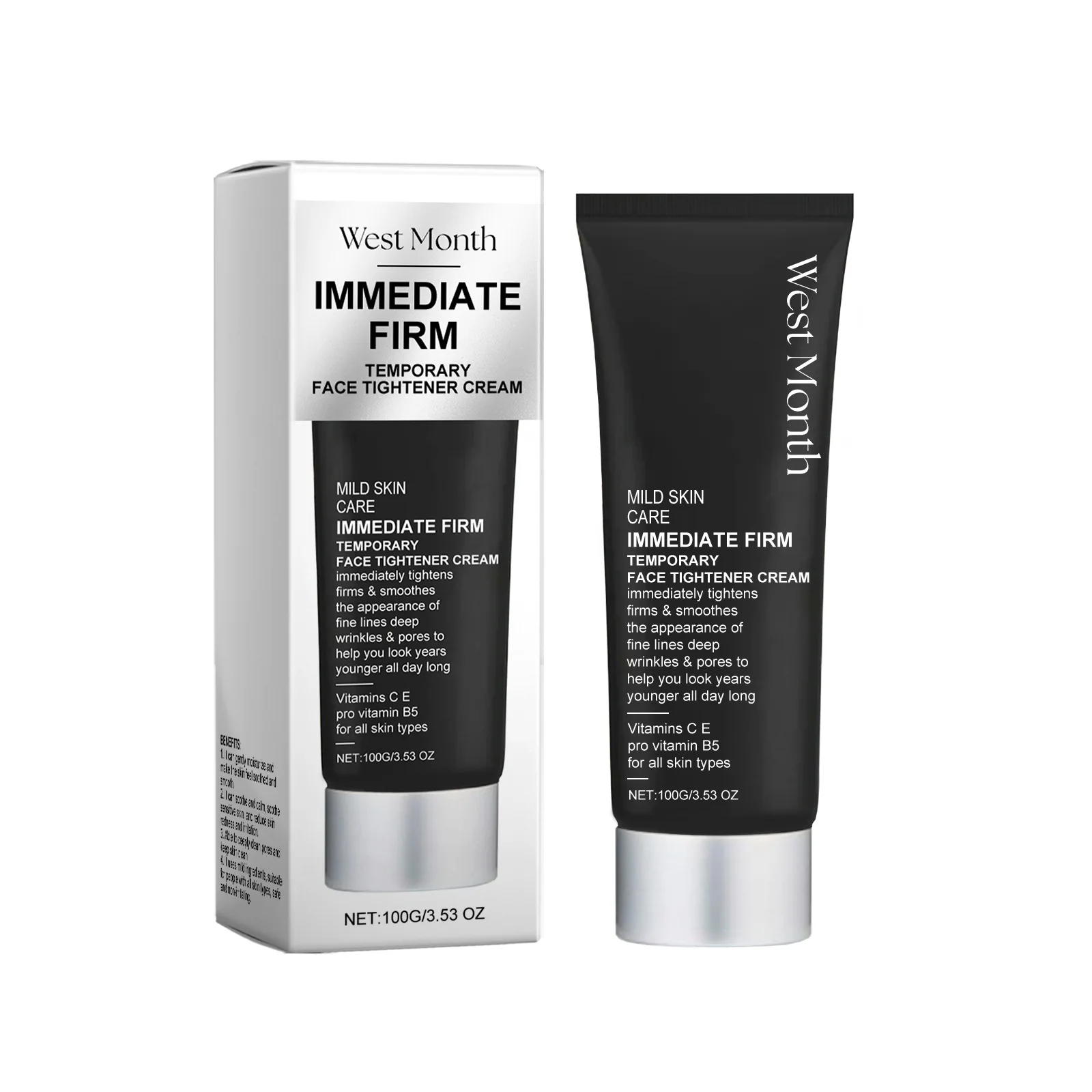 West Month Facial Skin Firming Cream Hydrating Skin Moisturizing Facial Firming Moisturizer Rejuvenate and Lighten The Skin 6