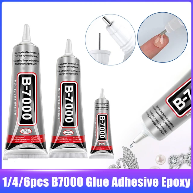 1/2/3/5PCS B7000 Liquid Glue Clear Contact Phone Repair Adhesive  Multipurpose Diy Glue With Precision Applicator Tip 25/50/110ML