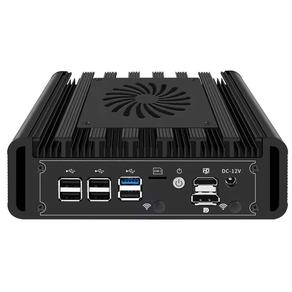 2x10G SFP+ 3x2.5G i226-V Lans Solid Firewall Mini PC Intel Alder Lake N100 DDR5 NVMe Proxmox pfSense OPNsense Home Server Host 2