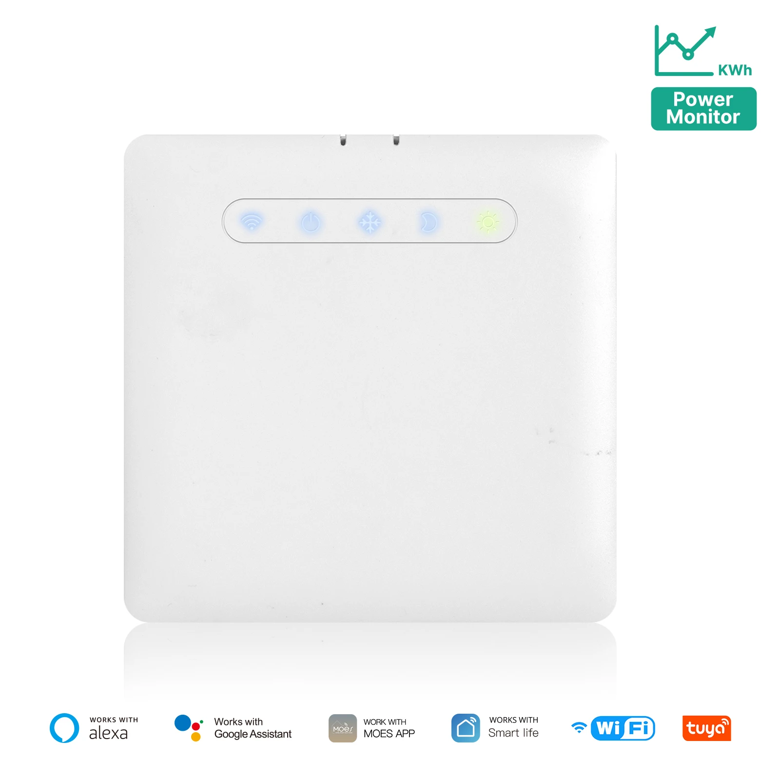 Smart WiFi Thermostat with Remote Control & Energy Monitoring