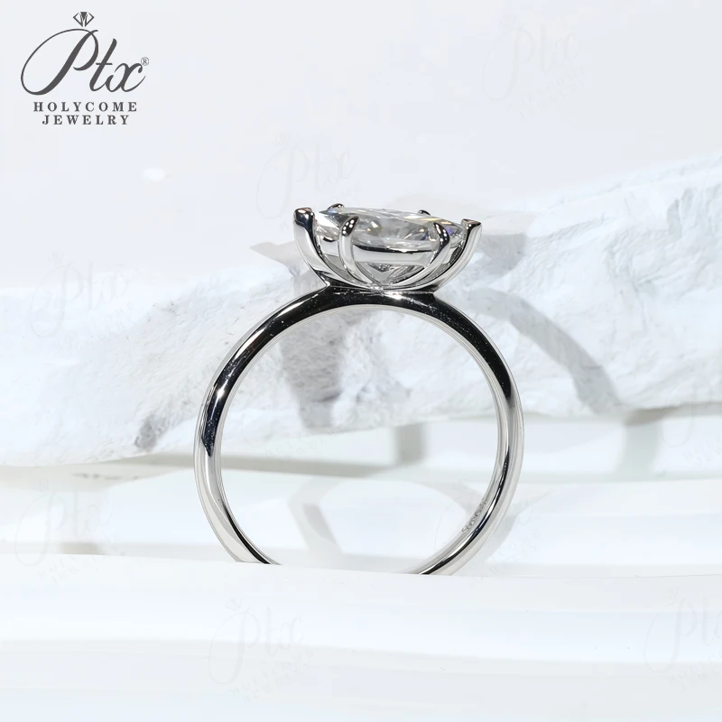 6-Zackiger Ring 18K Gold Moissanit Diamant D-Farbe VVS1 Reinheit Marquise-Form 10K 14K S925 für Frauen Geburtstagsgeschenk Hohe Qualität – Detail 24