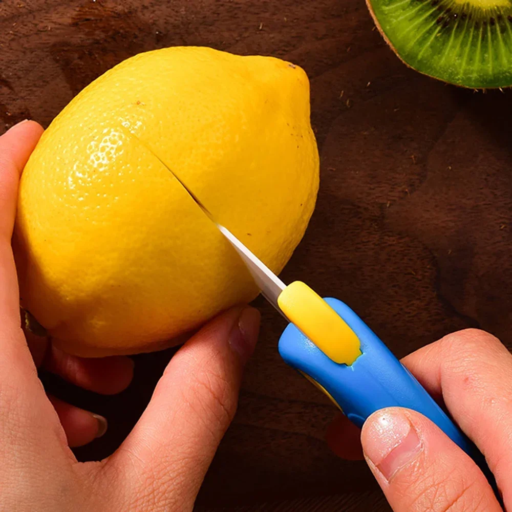 1PC Portable Fold Ceramic Knife Mini Vegetable Kitchen Cutter Peeler Multifunctional Bird Picnic Lunch Cut Slice Fruit Cutlery