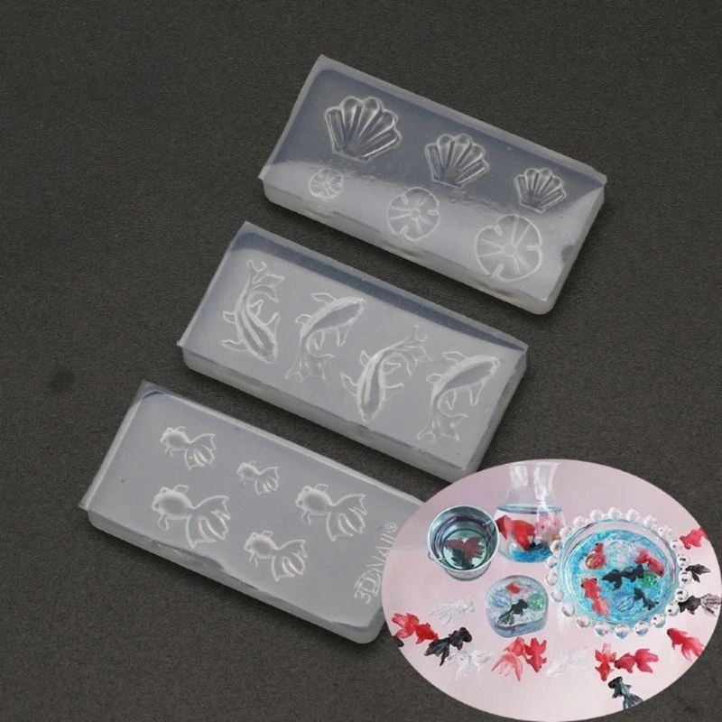

Star for Sun Moon Silicone Mold Cake Decor Mold Tiny Goldfish Resin Epoxy Castin