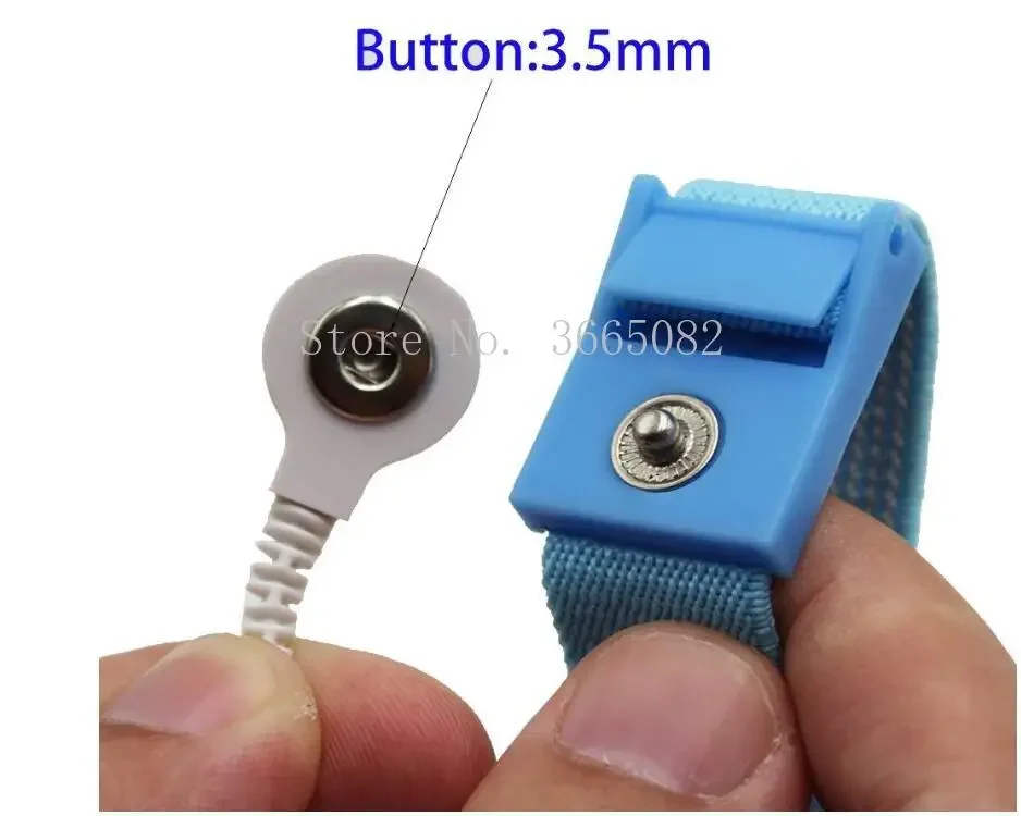 10pcs Blue Stim Loops Adjustable Conductive Estim Wrist Strap Components
