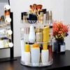 Make Up Organizer Box 360 Degree Rotation Cosmetic Organizer Transparent Fashion Spin Multi-Function Detachable Dressing Table 1