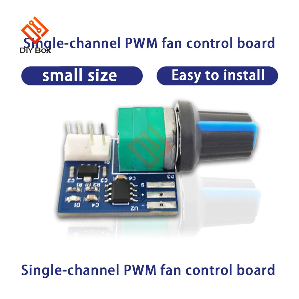 12V PWM Motor Speed Controller Module Single-channel Fan Adjustable Speed Regulator Control Governor Switch with motor speed controller