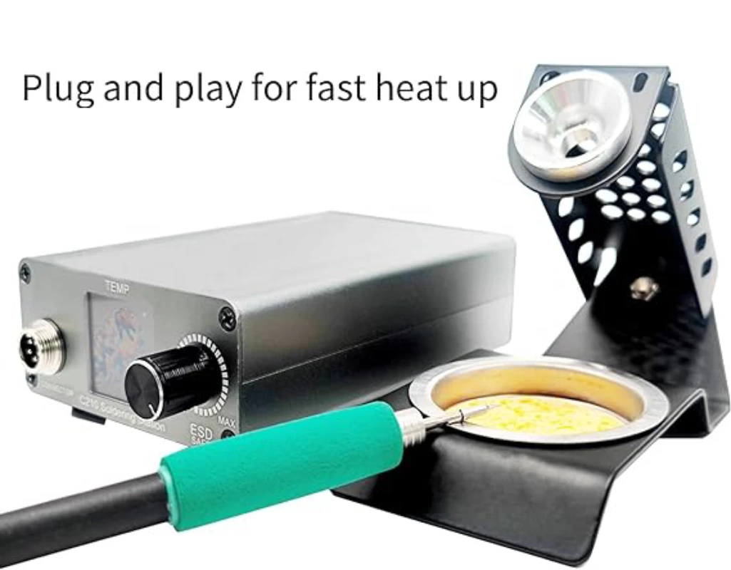 YUANPIN T210 Electronics Soldering Station 75W LED Display Digital JBC Soldering Iron Quick Heating Mobile Phone Repair Tool 2