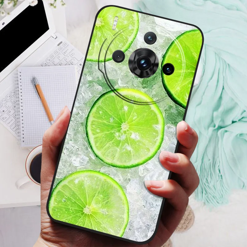 Animal-Print Silicone TPU Protective Case - Wolf and Lion Design, Shockproof Soft Bumper Cover