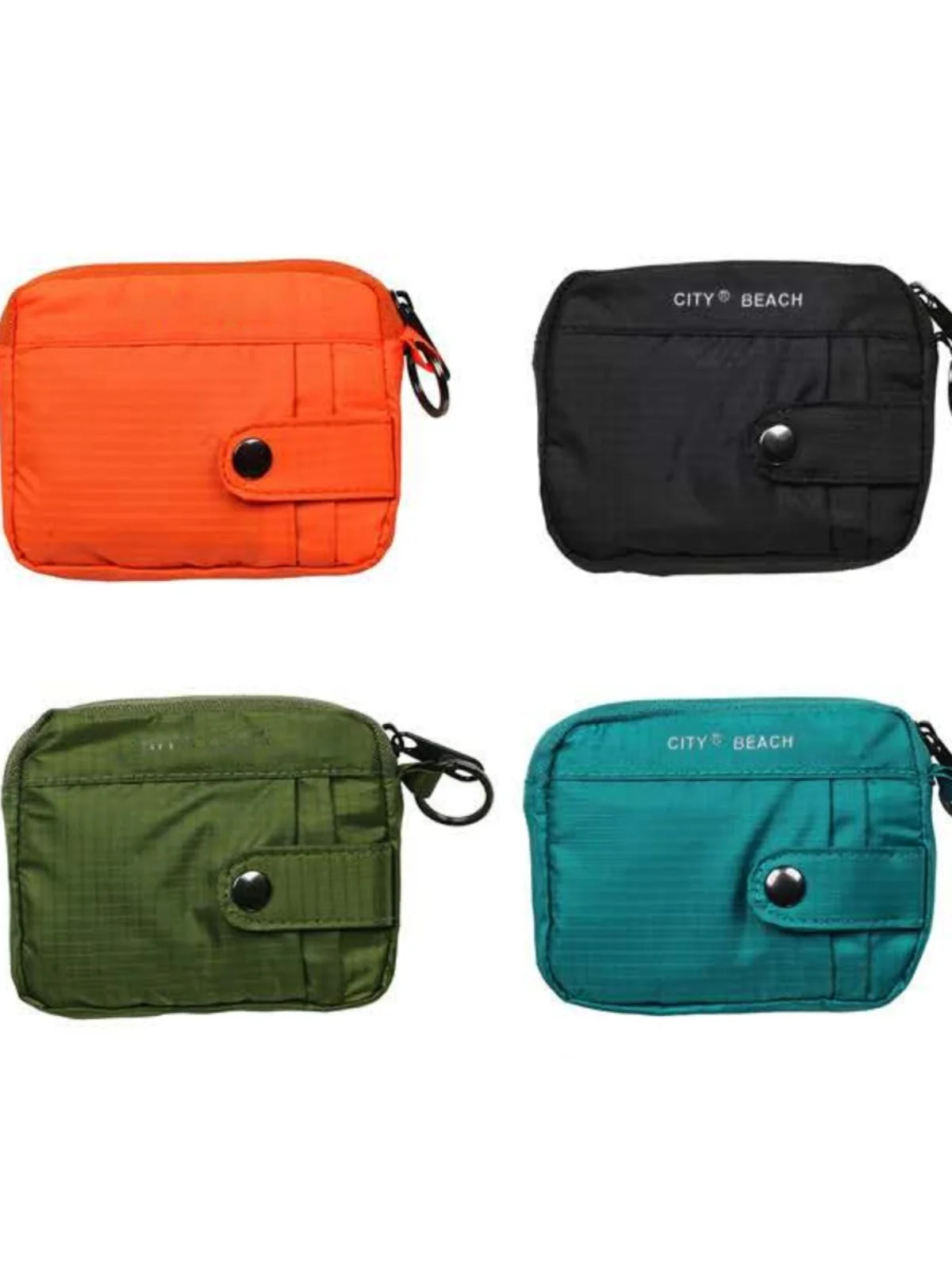 New Multi-Functional Nylon Fabric Men's Coin Purse Key Card Wallet Crossbody Driving License Women's Small Wallet