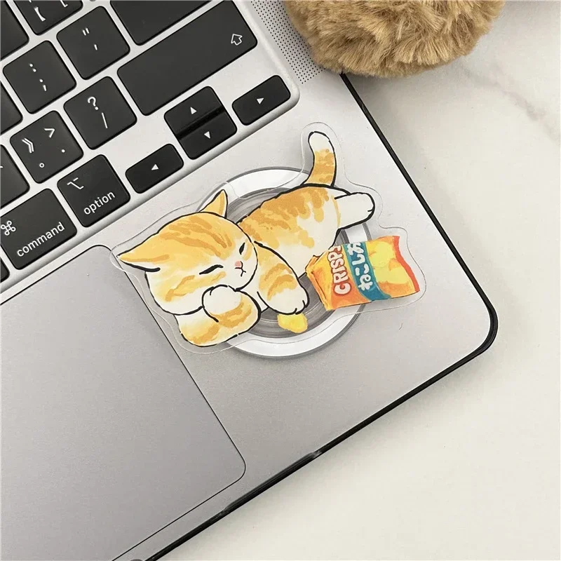Cute Cat Magnetic Phone Grip Stand For Iphone Magsafe Compatible_voghion.com