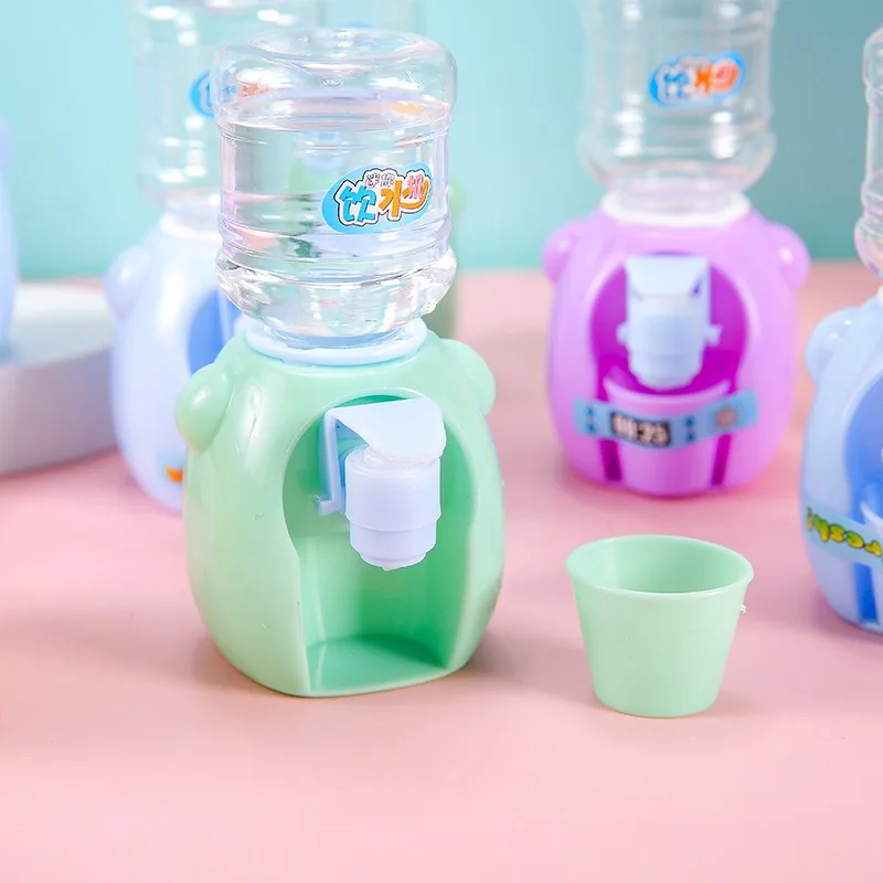 Mini Simulation Water Dispenser Toy Playing House Water Dispenser Baby Toy Pretend Play House Kitchen Toys for Boys Girls Gifts 3
