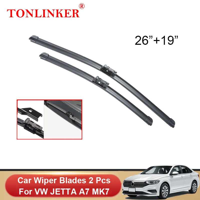 

Автомобильные щетки стеклоочистителя TONLINKER для Volkswagen VW Jetta A7 7 MK7 2020 2021 2022, автомобильные аксессуары, щетки стеклоочистителя переднего стекла, товары