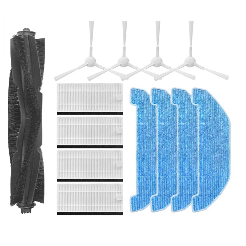 

Комплект аксессуаров для робота-пылесоса Neabot Q11, основная щетка, боковой фильтр и ткань для швабры