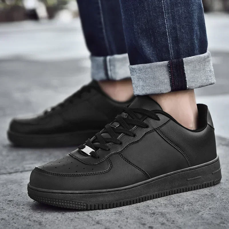 Men Shoes New Fashion Sneakers for Women Leather Comfort Lightweight Casual Shoes Outdoor Walking Footwear Zapatillas Comodas
