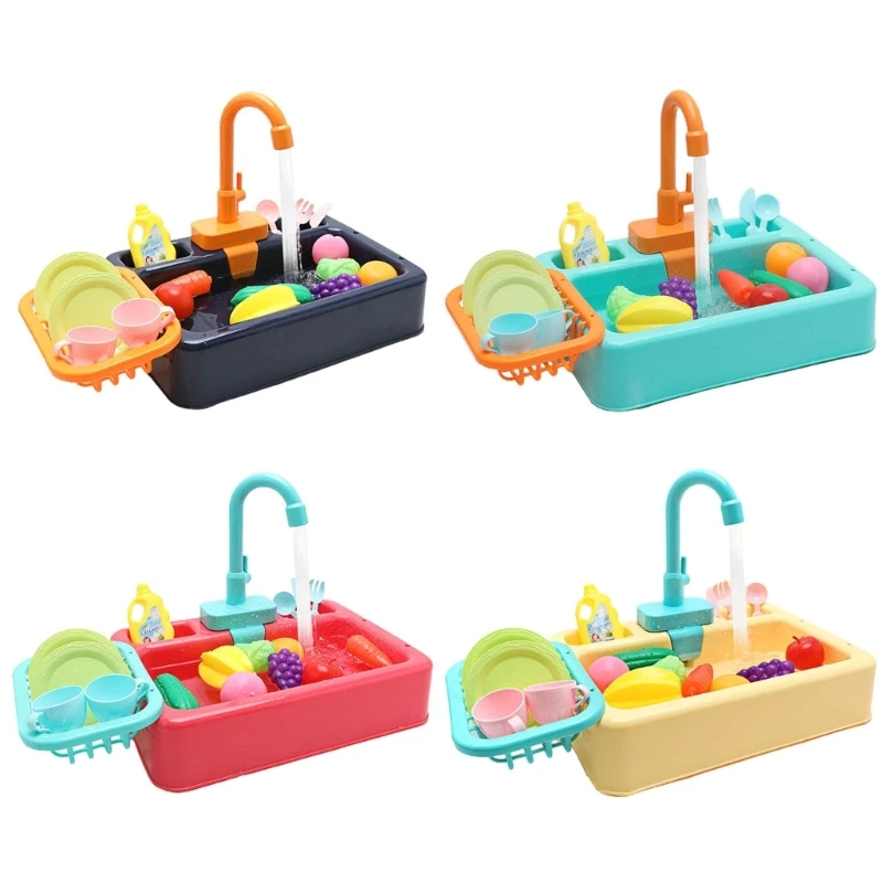

Dish Wash Toy Kitchen Toy Sink Toy Dishwasher Playing Toy With Running Water