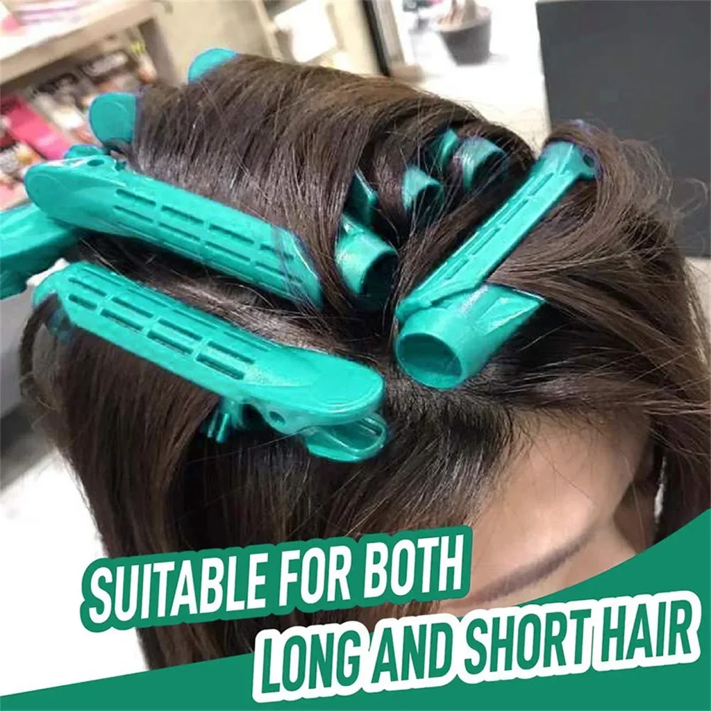 Hair Curler Clip Self Grip Volume Curler Clip Naturally Fluffy Curly Styling Carrying Hair Styling Rollers