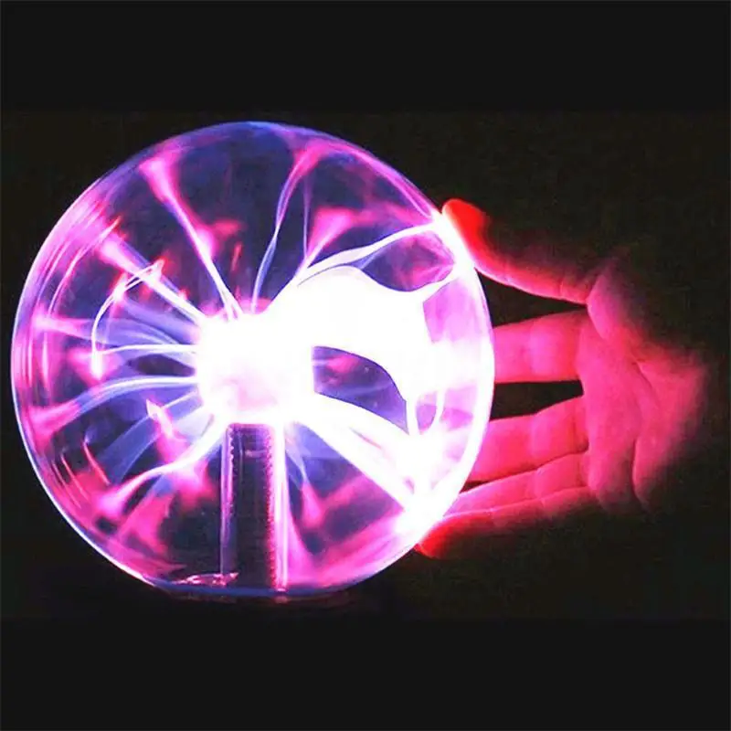 

Plasma Ball Light 3 Inch USB Magic Touch Sensitive Thunder Night Light for Party Decoration Bedroom Gifts USB/Battery Powered
