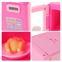 Simulation Toys Mini House Scene Decor Miniature Kids Microwave Oven Model Plastic Educational Plaything Toddler 2