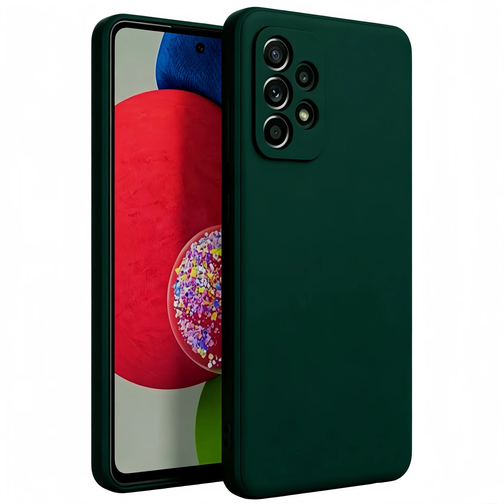 Noble Fashion Shockproof Protective Liquid Silicone Case - Solid Colour