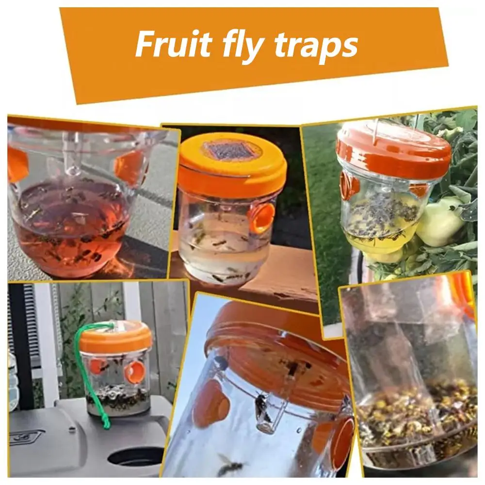 Waterproof Solar Powered Wasp Trap Light for Outdoor Garden