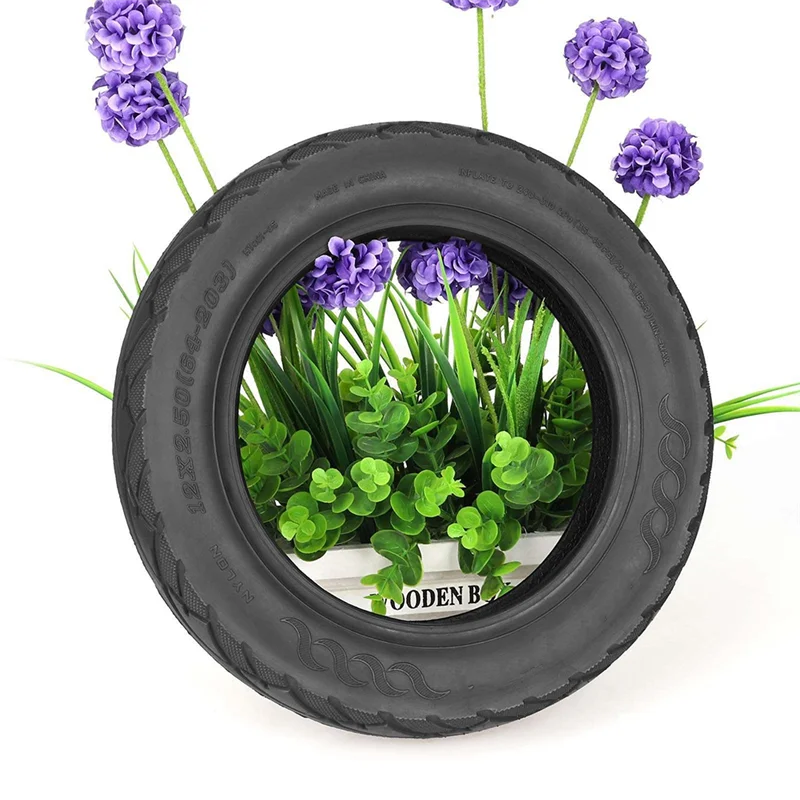 A06F-12X2.50(64-203) Road Tire Electric Bike Tire Balance Bike 12 Inch Thick Road Tire