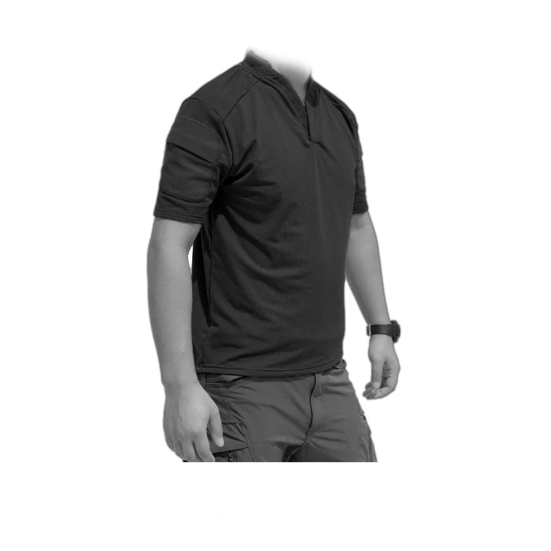 Sport T Shirt POA001 Tactical CAG Styling T-shirt Outdoor Mini Dry Short Sleeve Polo Collar Camo Summer T-shirt