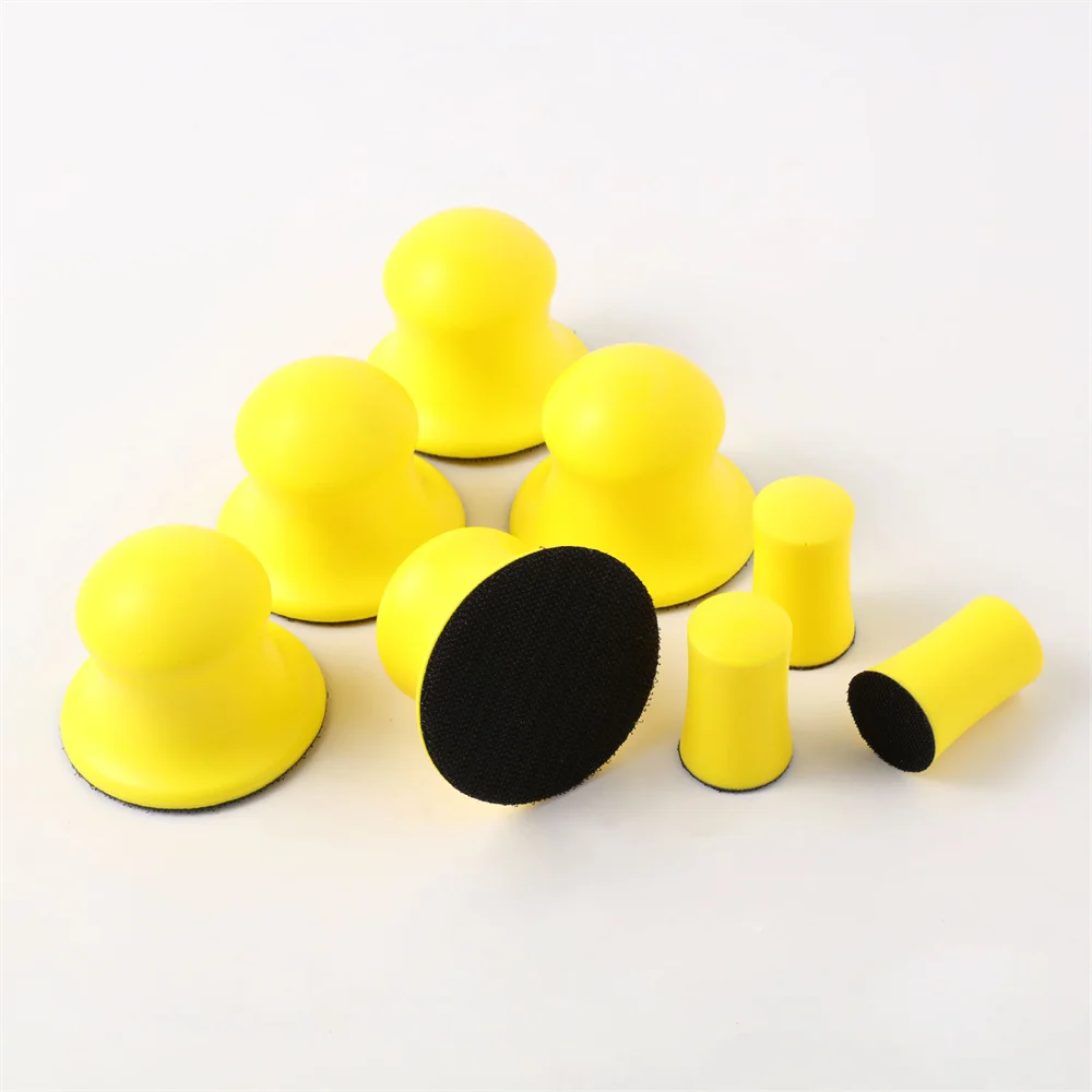 Boowan Nicole Hook and Loop Sanding Disc Sandpaper with 1/3 Inch Hand Sander Block Pad for Concrete Terrazo Polishing
