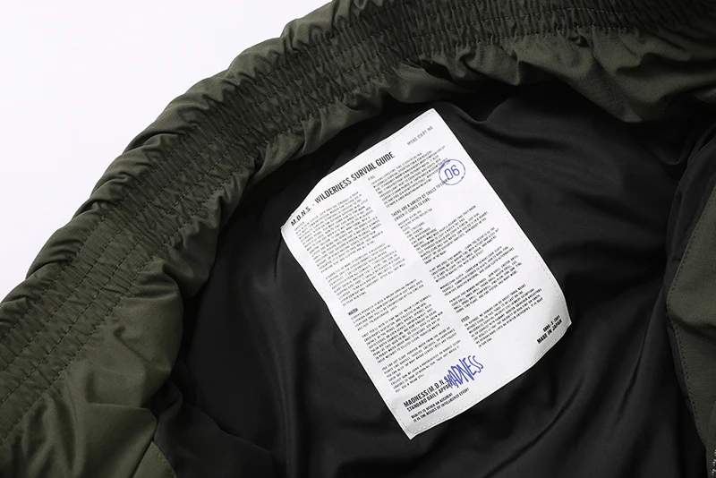 Japanese Madness Down Jacket Pockets