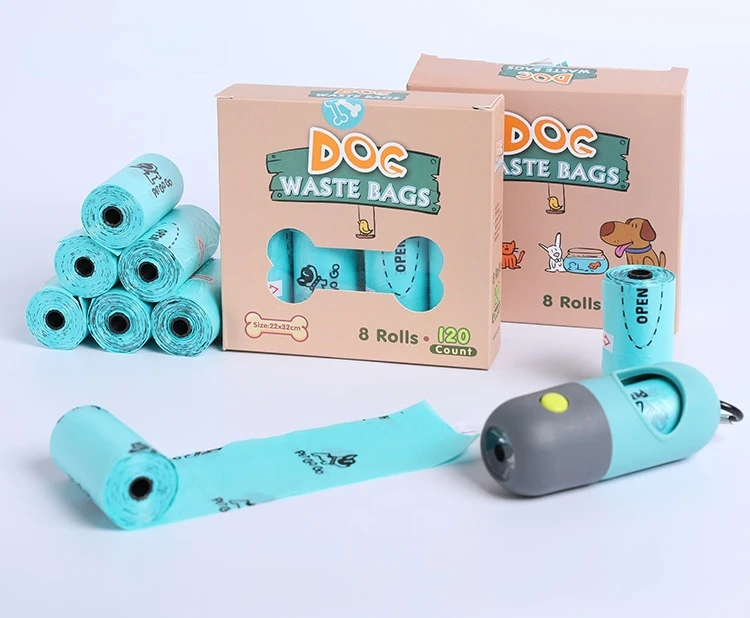 Sacs à Fèces Pour Chien Avec Distributeur - 105 Sacs Épais Et Parfumés - Pour Promenade Et Litière
