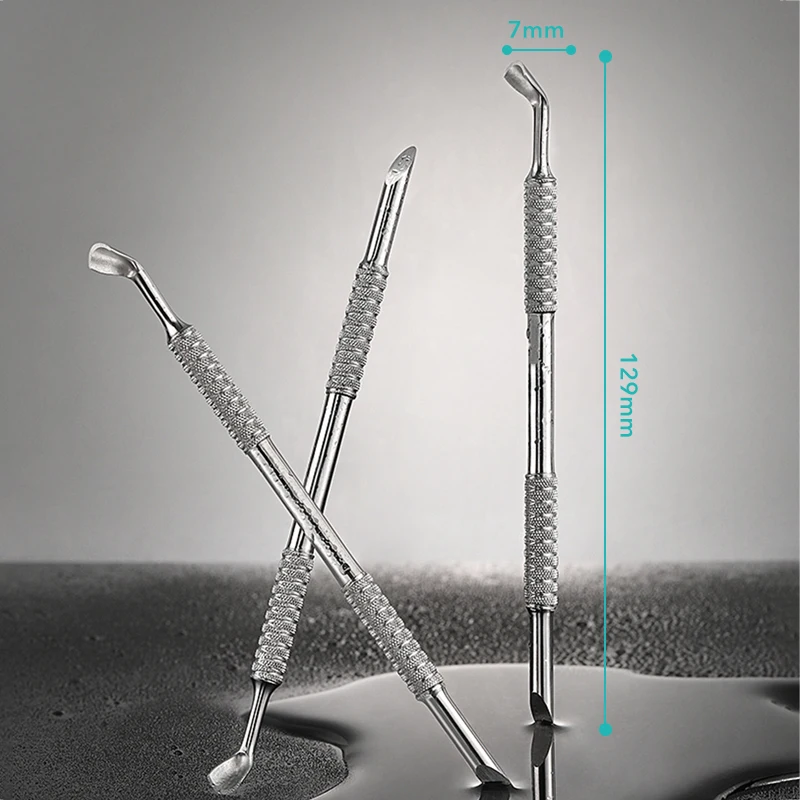 Nail Care Kit Manicure Tools Manicure Pedicure Kit Manicure Set Nail Art Pusher Nail Manicure Tools Manicure Pedicure Tools Cuticle Pusher Nail Manicure Sticks 1PCS Dead Skin Pusher Nail Fork Nipper