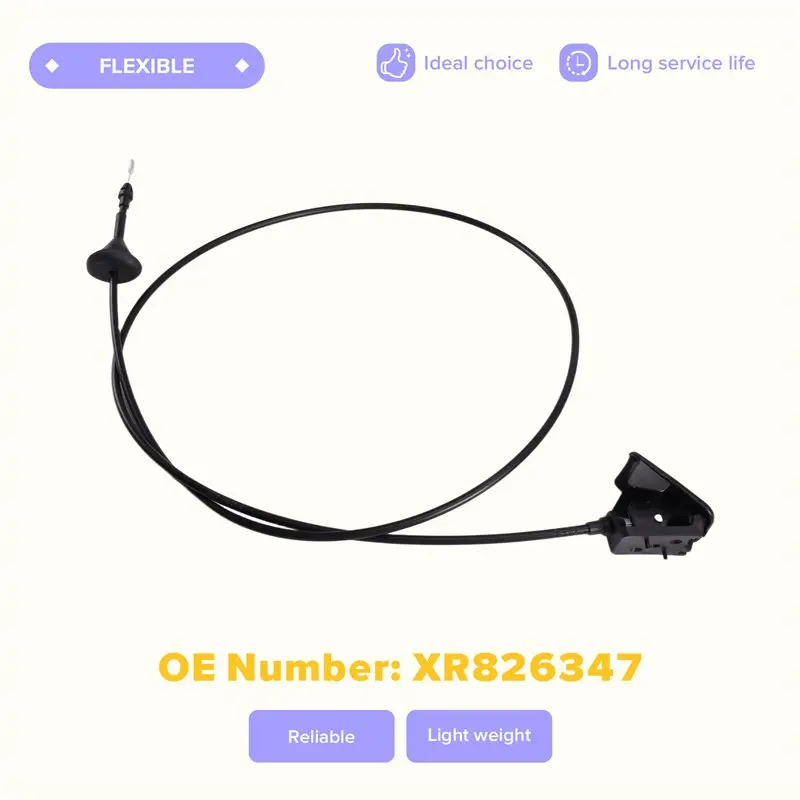 재규어 후드 릴리스 케이블 XR826347, 자동차 후드 풀 코드, 자동차 후드 케이블-T61C