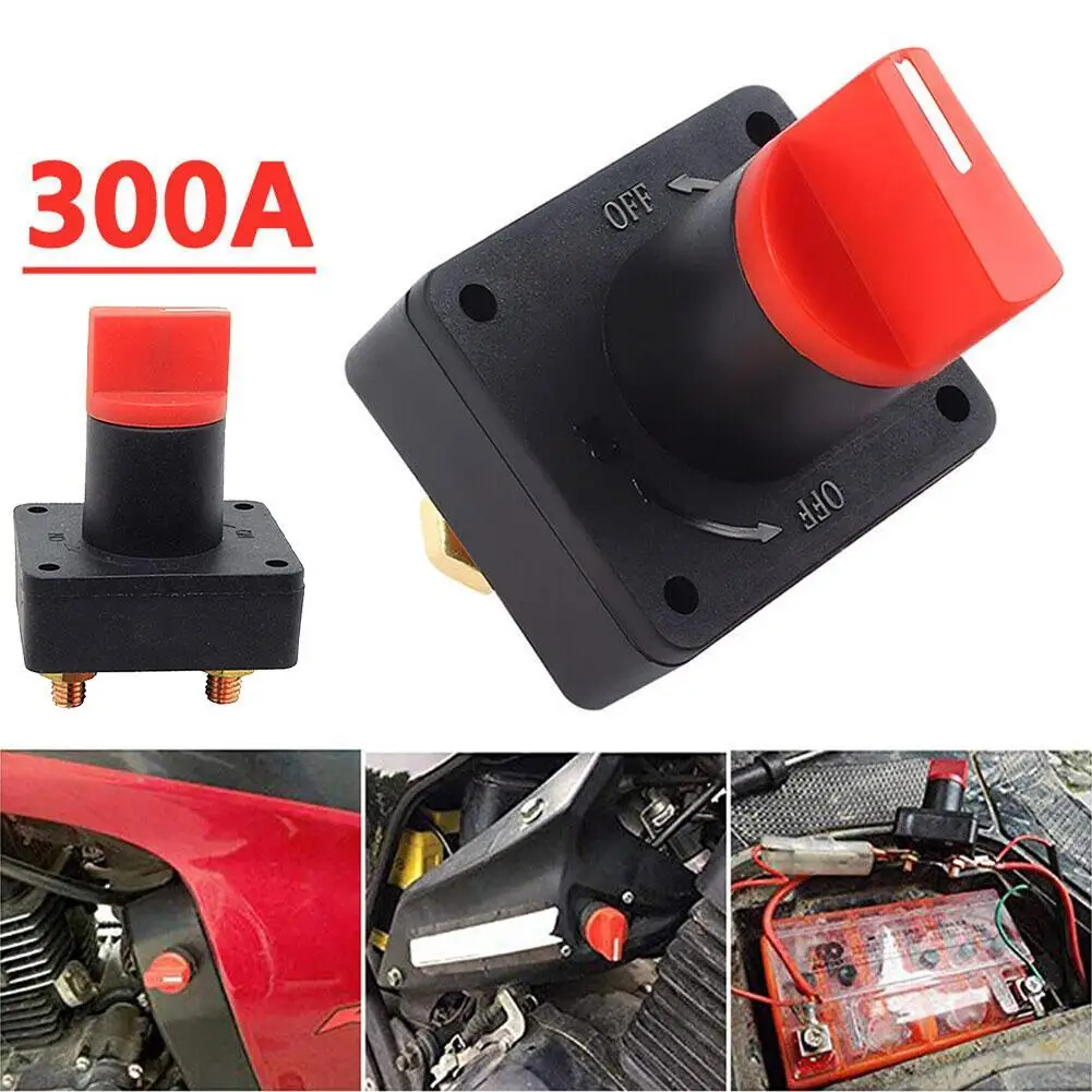 

Universal Auto Car Battery Isolator Switch 12V 36V 24V Main Power Isolation Disconnector Cut Off Kill Switch For RV Boat 300A