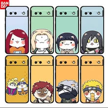 

Hot Anime Naruto Mini Cute For Google Pixel 6 6a 6Pro 5 5a 4 4a XL 5G TPU Black Soft Phone Case Silicone Cover Fundas Coque Capa