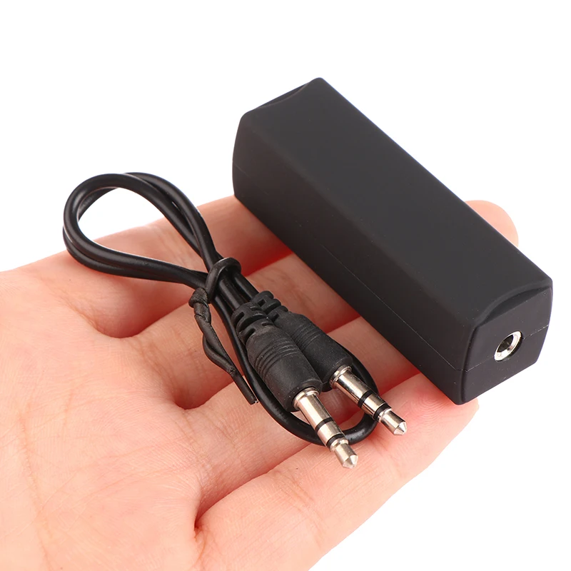 Ground Loop Anti-interference Noise Isolator Eliminate For Car Stereo Audio System Speaker Line 3.5mm Aux Audio Noise Filter