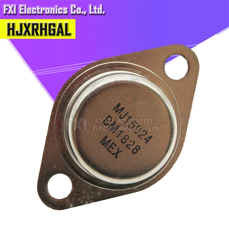 10 Pieces MJ15024 Silicon Power Transistor - 16A, TO-3 Metal Package 10 thumbnail image