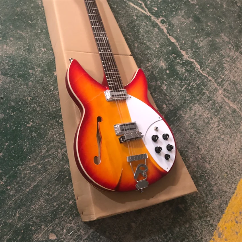 

6 String Rick 360 Electric Guitar Tomato Egg Color, Free Shipping Wholesale and Retail All Colors Available