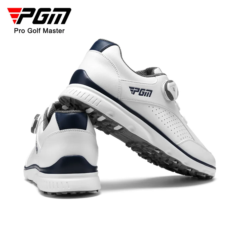 PGM Men Golf Shoes Knob Shoelaces Anti-side Slip Waterproof Men's Sports Shoes Sneakers XZ245 golf shoes