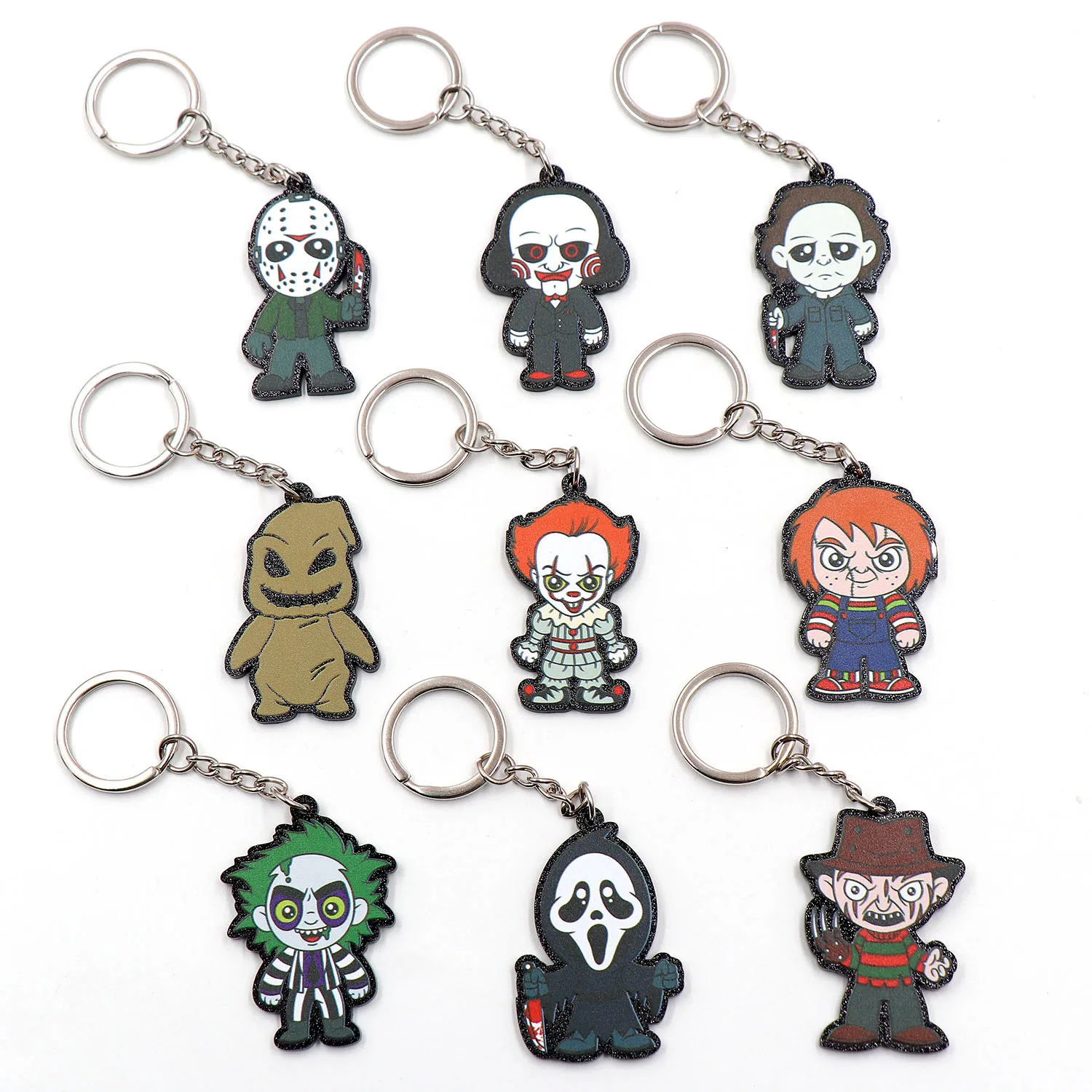 

(1piece) Hot sale movie character Boys Classic Halloween Acrylic Keychain