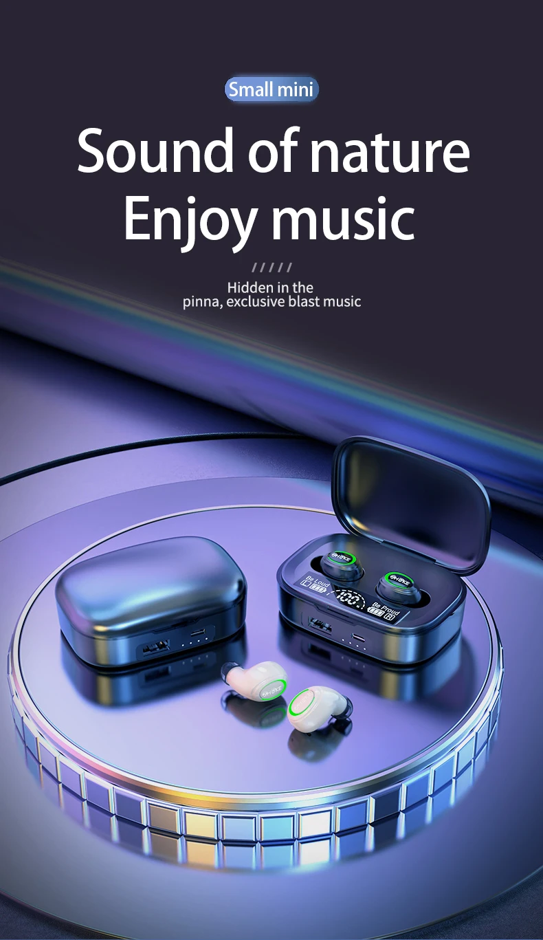 Bluetooth Wireless Headphones With Noise Reduction And Stereo Sound_voghion.com