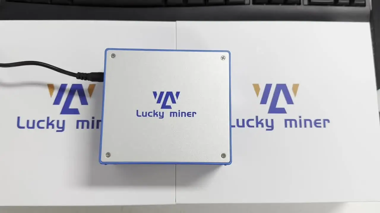 מוניטור מינר ק립טוקרוי שמש Bitcoin Lucky Miner LV07 V7 1TH/S 30W WiFi  SHA-256 BTC, DGB, BCH מינר ק립טוקרוי בודד