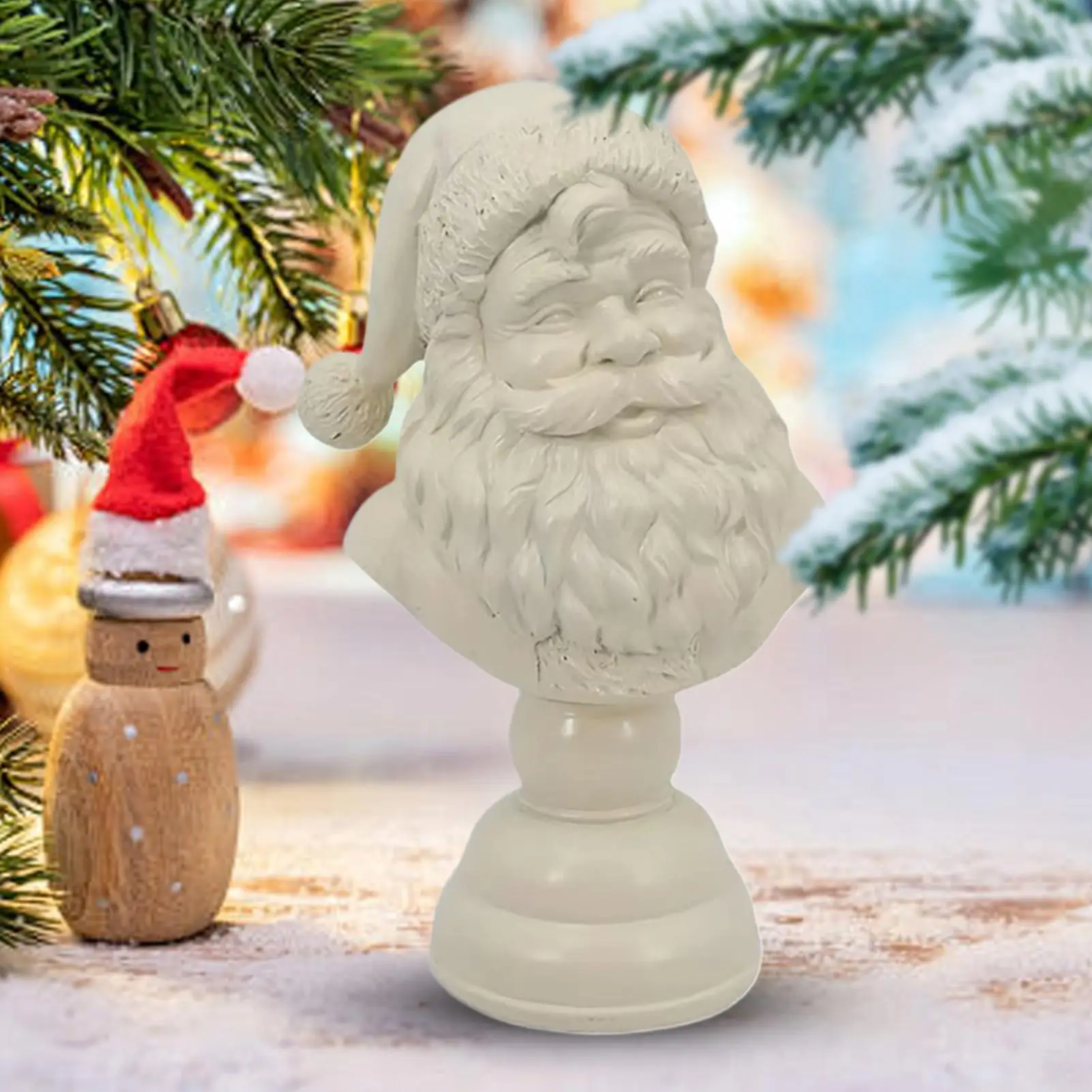 1pcs Christmas Figurines Crafts Sculpture Christmas Resin Statue for Dorm Living Room Bedroom Party Winter Festival decorations