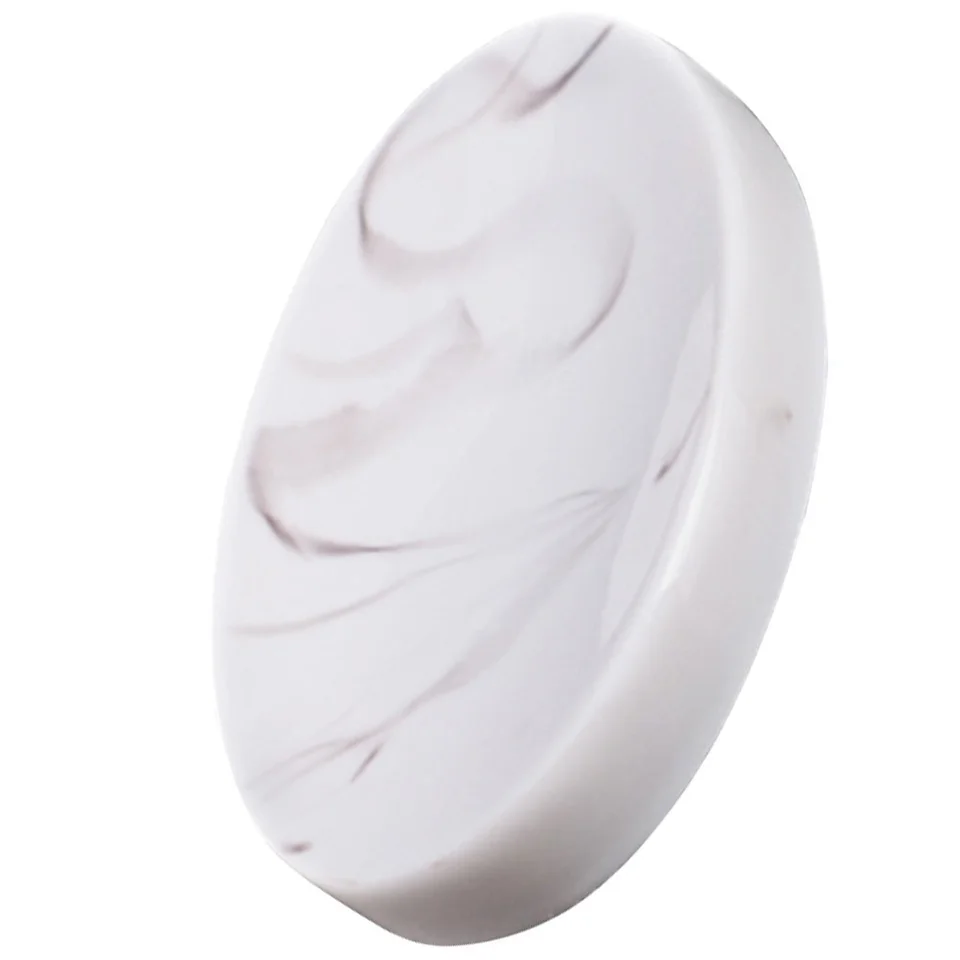 FIXOSHEE Marmor Seifenschale Aus Harz - Rutschfester Seifenhalter Für Bad & Dusche