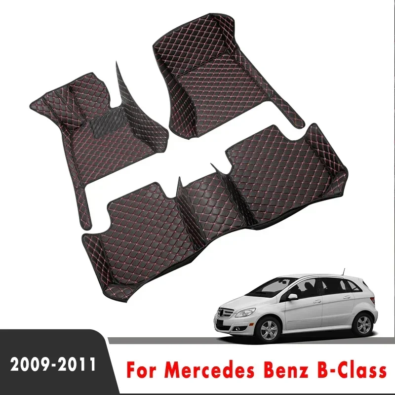 

Car Floor Mats For Mercedes Benz B-Class B Class 2011 2010 2009 B200 Carpets Rugs Auto Styling Interior Accessories Products Pad