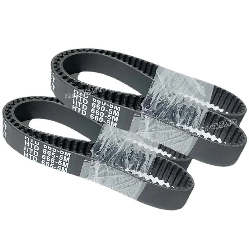 

4PCS 660-5M HTD 665-5M 670 675-5M Drive Timing Belt 5M Pitch 5mm 10 15 20 25mm 30mm 35mm 40mm 45mm 50mm