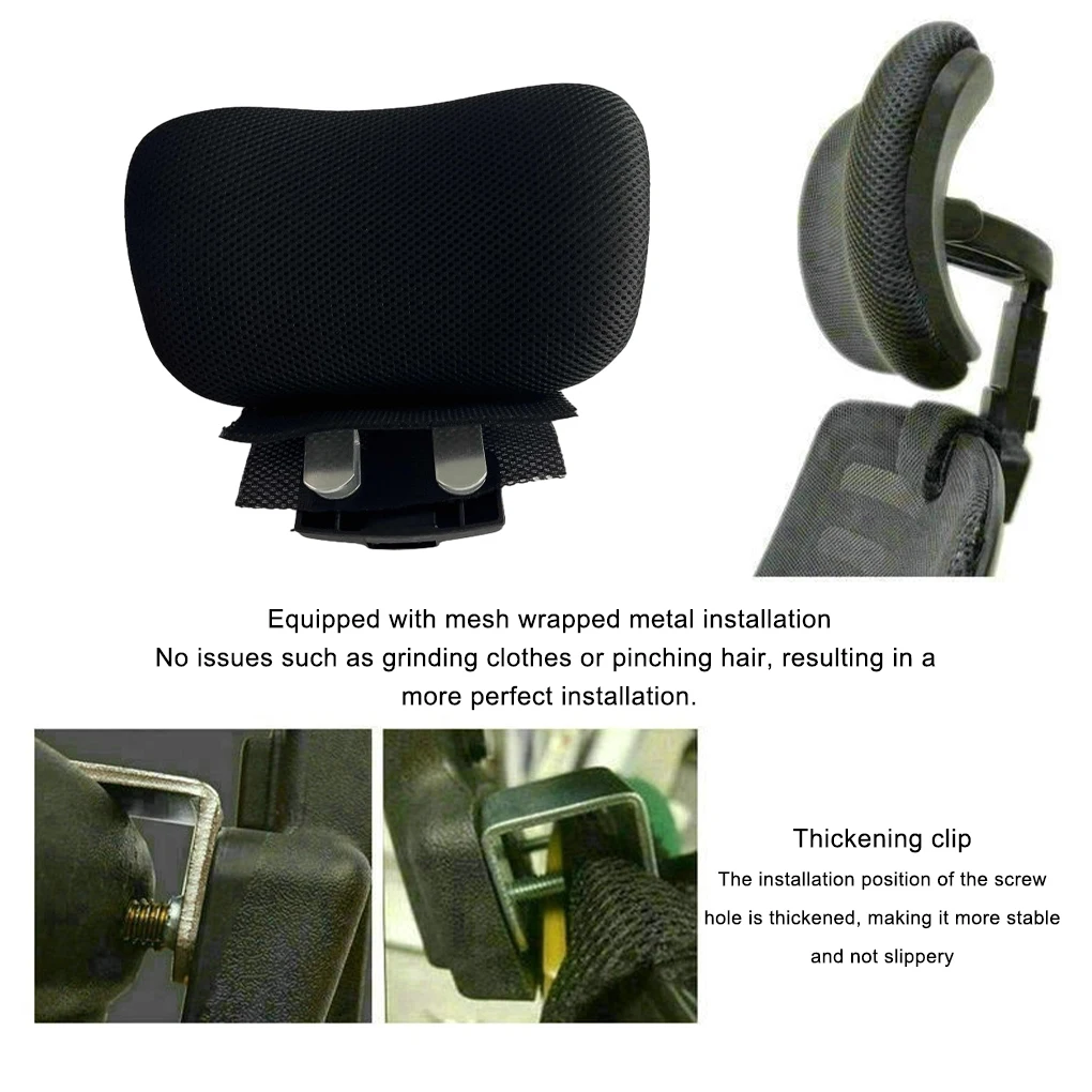 

Ergonomic Adjustable Headrest - Say Hello To Pain-Free Neck Comfortable Plastic Headrest For Chair