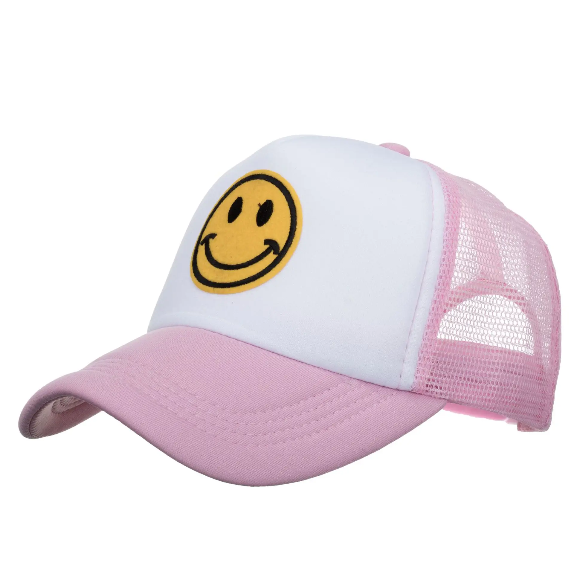 Smiley Face Hat Cute Baseball Cap For Men Women Spring Summer Embroidery Casual Adjustable Kpop Dad Trucker Hat Snapback Sunhat Baseball Caps Aliexpress